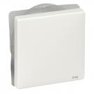SCHNEIDER ELECTRIC - MTN412019 Лицев панел за ключ/бутон полярно бял IP44 Artec и Antique