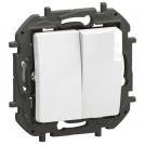 LEGRAND - Double intermediate switch 16A white Niloe New NP2020WH
