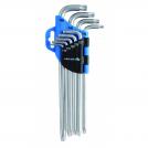 Högert Technik - Hexagonal spanners 9 pcs TORX extra long HT1W818