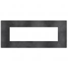 BTICINO - cover plate 7 modules Dark Grey Light Now YA4807DS