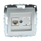 MONO ELECTRIC - MONO ELECTRIC - Internet Rosette DESPINA, Cat6, MN-500-002105-125, silver