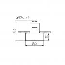 KANLUX - Луна за вграждане MINI RITI GU10 B/B (27578) (3)