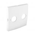 EFAPEL - Face plate for R - TV sockets WHITE 90776 TBR LOGUS 90