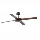 FARO - POLEA Brown ceiling fan with DC motor 33724WP