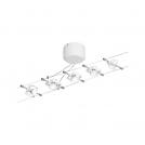 PAULMANN - 94134  Rope system Mac II basic set✴ GU5.3 max. 5x10W ⚡dimmable ~230/12V✴white (4)