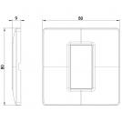 VIMAR - 14641.42 - Plate 1M Reflex air (1)
