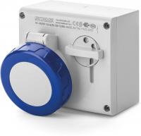 SCAME - Industrial socket 2P+E 32A IP66 with mechanical lock Omnia series 505.3283
