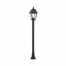 ACA LIGHTING - Градински фенер стоящ черен 105см влагозащитен IP44 PLGP5B