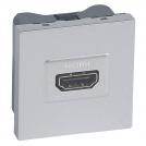 LEGRAND - 79275 HDMI socket Mosaic - type A - 2-gang - aluminium