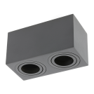 GTV Lighting - Ceiling Fixture  square black  AVEIRO OS-AV80160KW2-00