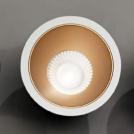 IDEAL LUX - ceiling luminaire GAME Fl1 ROUND White&Gold  192307