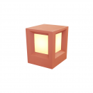 ACA LIGHTING - Градински лампа OPHELLIA 200mm IP65 27 Max.7W Цимент Terracotta & PC DIFFUSER MK041TC-200 