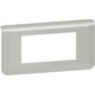 LEGRAND - Plate Mosaic - 4 modules - alu 79314L