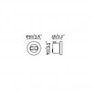 FARO - TRAS LED Black orientable recessed lamp Ref.71701 IP67 (2)