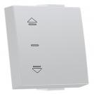 ACA LIGHTING - MODYS BUTTON WITH INDICATOR & SYMBOL ARROWS 2M. IVORY 10101331959