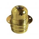 VIVALUX - Metal lamp holder Е27 threaded set with ring Е27 D/O/8200/E/1 brass VIV001612 