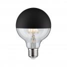 PAULMANN - 28676   LED Globe Head Mirror ⚡ E27 ⚡ G95 ⚡ 600lm ⚡ 6.5W ⚡ 2700K dimmable ✴ Matt black