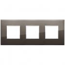 VIMAR - 21644.06 - Plate 6M (2+2+2) 71mm black sapphire