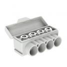 MOREK - SLT50-4-3 grey Al 10-50/Cu 2.5-35 + 3x2,5mm2 1000V Distribution block  MAS4051A10