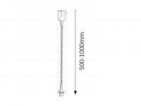 RABALUX - Пендел ROLLY 9923 E27, 60W, бронз (1)