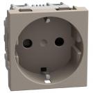 BTICINO - Socket SCHUKO 2P+E 16A child protection 2M color Stone Light Now YG4141
