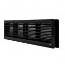 ELMARK - EL02-129 ВЕНТ.РЕШЕТКА ЗА ВРАТА 115x430MM, ЧЕРЕН - 500196/BL