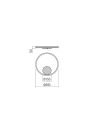 REDO GROUP - wall\ceilling luminaire ORBIT 01-1900-DALI LED 28W 4000K D400 SAND WHITE - DALI (3)