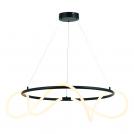 ACA LIGHTING -  ZM36LEDP80BK ^PENDANT LAMP LED 60W 3000K 3400LM WAVE BLACK METAL IP20 D80XH230CM 
