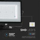 V-TAC - 100W LED Прожектор SAMSUNG Чип G2 SMD Черно Тяло 3000К SKU: 21412 (3)