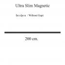 NOVA LUCE - Магнитна шина за вграждане без фуга 2м. с DALI димиране   9550013  Ultra Slim Magnetic B-300W-Dali-RC-L200-installation ✴ Черен 