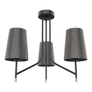 ELMARK - THERA CHANDLIER 3XE14 BLACK/CHROM - 955THERA3/BL