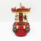 ACA LIGHTING - LED DECOR MULTICOLOR VILLAGE ROTATING CAROUSEL+MUSIC 3AA BAT 15Χ16,5Χ21,5CM X0335