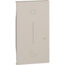 BTICINO - KM41M2 Lightable covers “Night&Day” symbol for wireless scenario control item K4574CW. 2 modules - sand