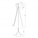 SMARTER - лампион ARNE 01-1276 E27, 42W (1)
