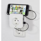 LEGRAND - 694671 Aдаптер защита от пренапрежение 2P+T, 16A 2xUSB и поставка за телефон (3)