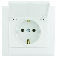 MAKEL - Schuko Socket Outlet With Cover Defne 42001029  (1)