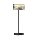 ULTRALUX - LED DIMMABLE RECHARGEABLE DESK LAMP 2.3W, 3000K, IP44, BLACK DNLB233B (1)