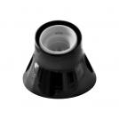 VIVALUX - Lamp holder Е27 IP20 black 1041/N leaned VIV001622 