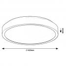 RABALUX - Влагозащитен LED Плафон SAMIRA 48W 3150lm 4000К IP44 бял 71259 (1)