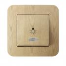 MAKEL - Light Switch Illuminated Lilium Natural 56224