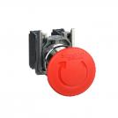 SCHNEIDER ELECTRIC - Emergency stop button red 1NO-1NC Ø22mm XB4 XB4BS8445