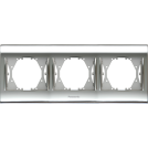 PANASONIC - Three gang Frame Chrome WBTF0803-5CH 