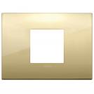 VIMAR - 19652.07 - Classic plate 2centrM metal gold
