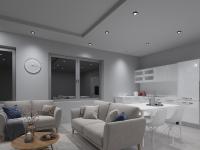 KANLUX - Ceiling-mounted spotlight fitting MORTA OCT-B 10W Gx5,3/GU10 20IP 26715  (1)