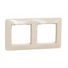 SCHNEIDER ELECTRIC - SDD312802 Sedna Design- 2-gang frame - beige