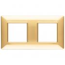 VIMAR - 14643.24 - Plate 4M (2+2) 71mm techn.polished gold
