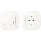 LEGRAND - 752954 CONTACT set controlled by Wireless switch Smart Valena Allure Pearl Legrand with Netatmo