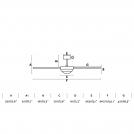 FARO - FEROE White ceiling fan Ref.33600 (3)