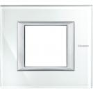BTICINO - HA4802VSW Rectangular cover plate 2 modules - Whice 