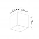 SOLLUX - Плафон QUAD 1 SL.1182 златен G9 10W (4)